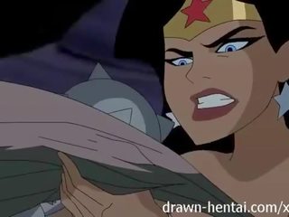 Justice league hentai - divi cāļi par batman phallus